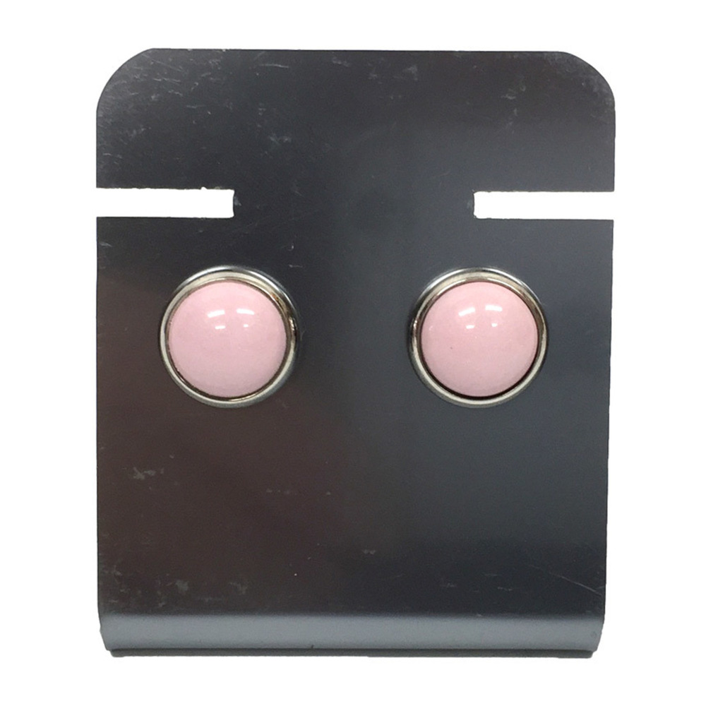 HERMES Silver Earrings